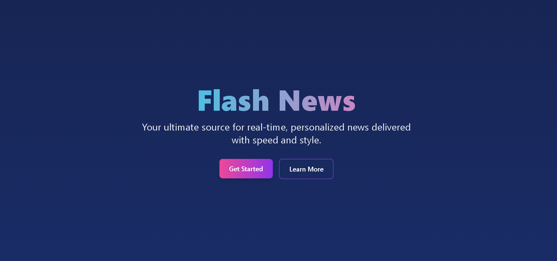 Flash News